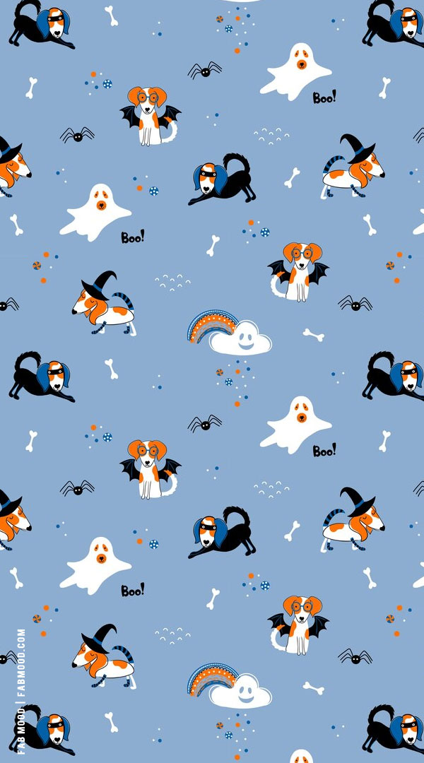 halloween dogs wallpaper