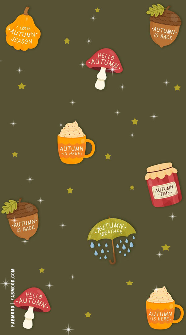 Cute Fall Wallpaper Ideas to Brighten Up Your Devices : Falling