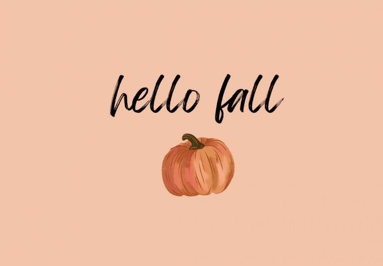 Cute Fall Wallpaper Ideas to Brighten Up Your Devices : Simple Pumpkin ...