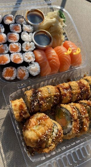 Irresistible Food Cravings Unveiled : Sushi Take Away Box 1 - Fab Mood ...