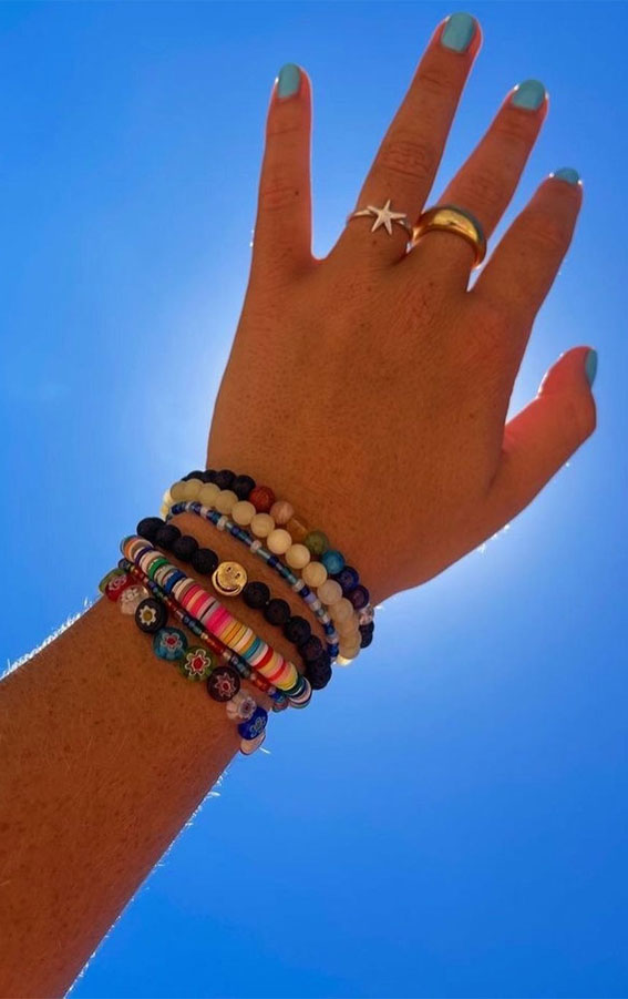 Sun-Kissed Summers Embracing the Aesthetics of a Radiant Season : Bead Bracelets