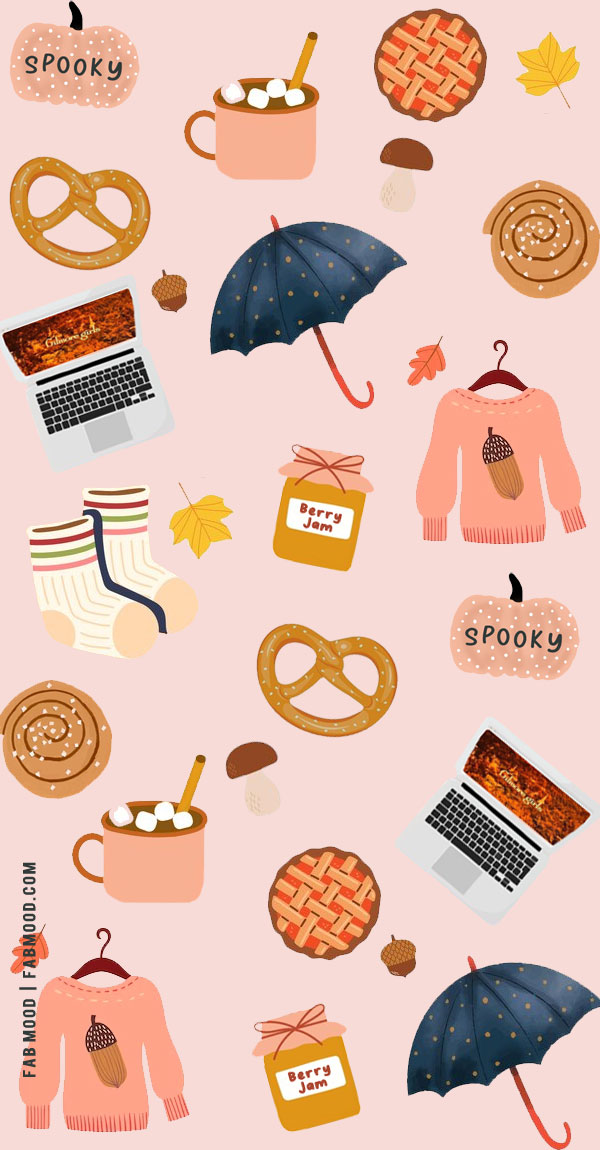 20+ Cute Autumn Wallpapers To Brighten Your Devices : Coffee, Donut & Pie  Wallpaper for Laptop I Take You, Wedding Readings, Wedding Ideas, Wedding Dresses