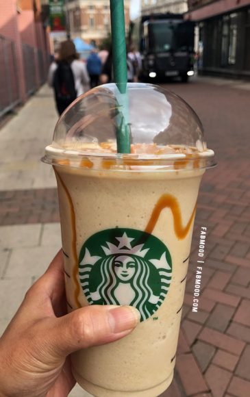 Temptation on a Plate Food Snapshot : Coffee Frappuccino with Caramel 1 ...