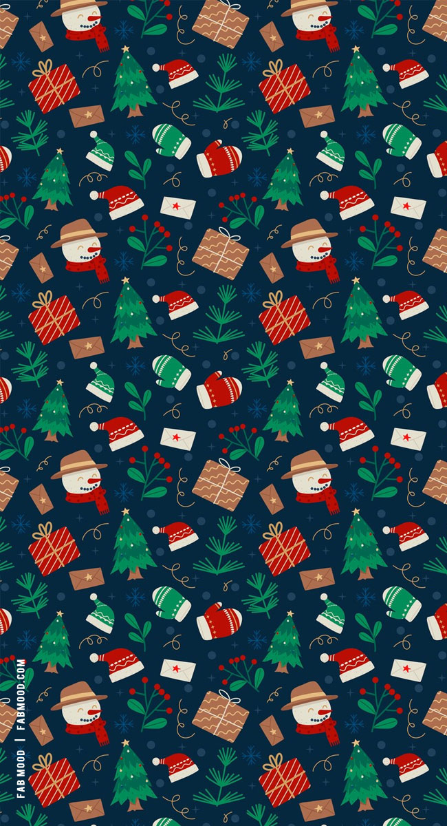 30+ Christmas Aesthetic Wallpapers : Grey Winter Wallpaper 1 - Fab Mood