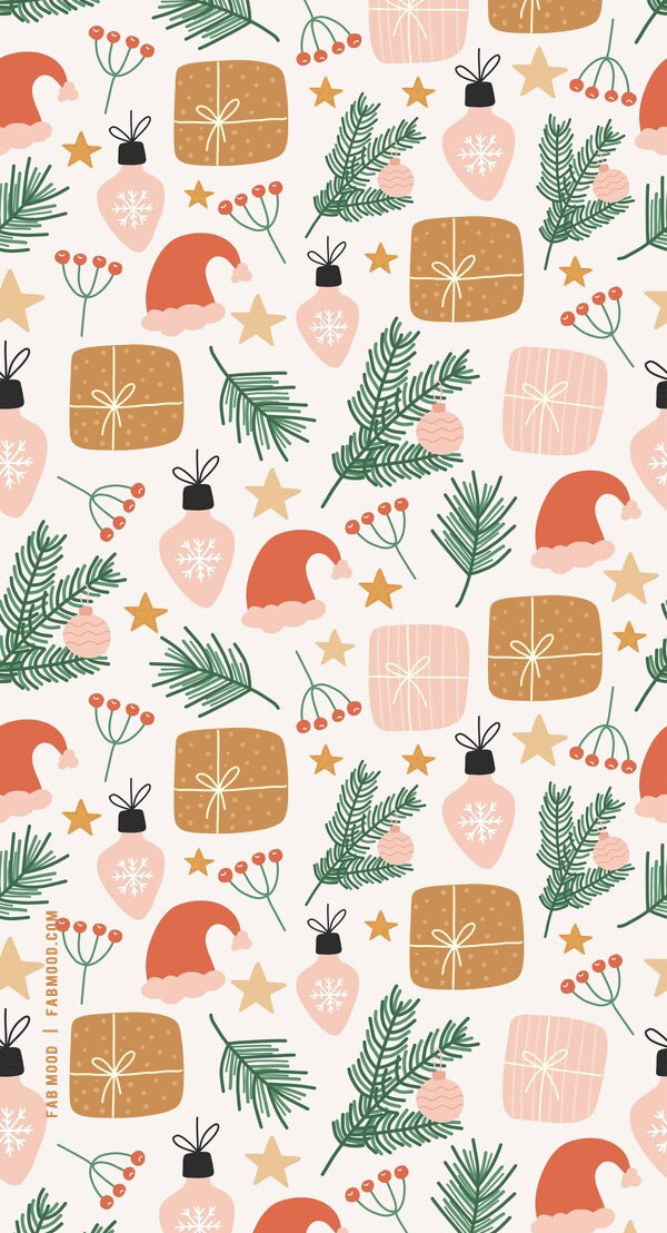 30+ Christmas Aesthetic Wallpapers : Grey Winter Wallpaper 1 - Fab Mood