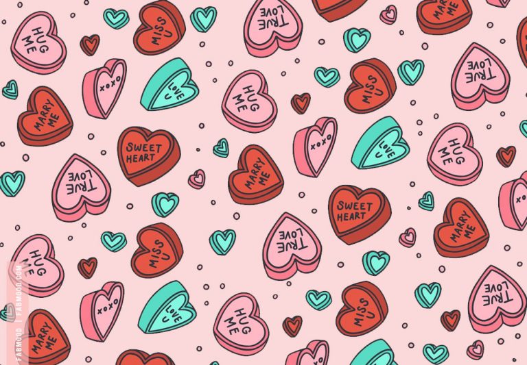 Captivating Valentine's Wallpaper Ideas : Love Hearts Candies 1 - Fab ...