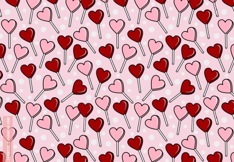 Captivating Valentine's Wallpaper Ideas : Pink & Red Love Heart ...