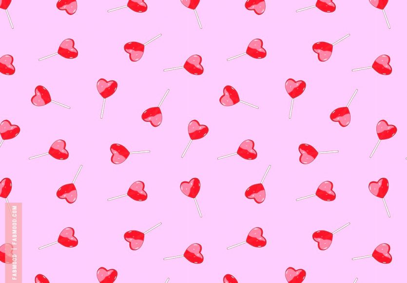 Captivating Valentine's Wallpaper Ideas : Half Pink Half Red Heart ...