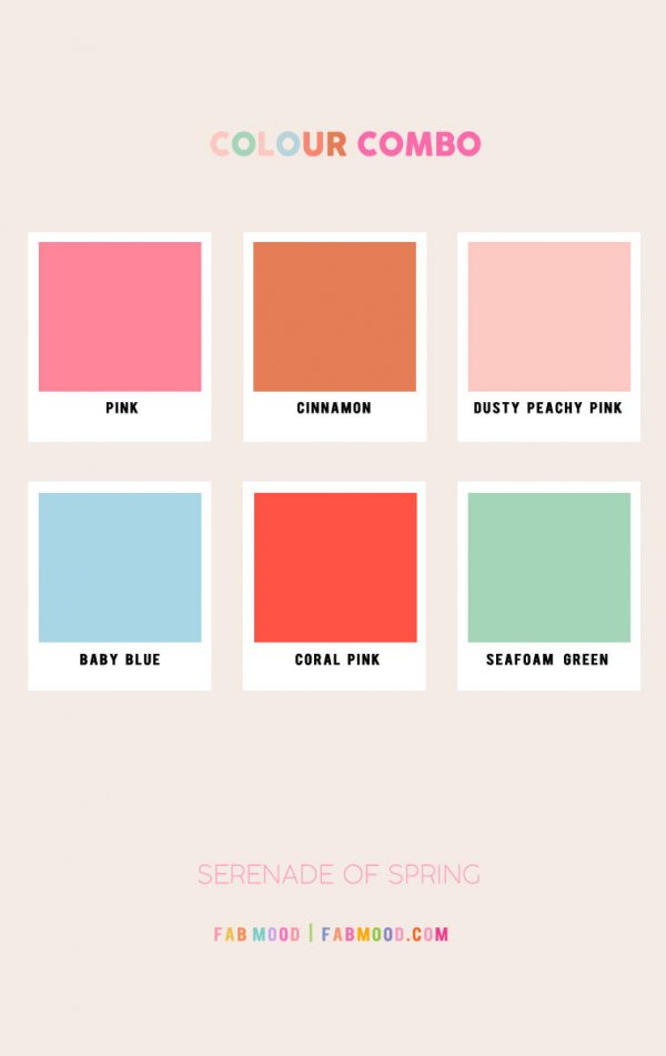 27 Spring Colour Palette Perfections : Serenade of Spring 1 - Fab Mood ...