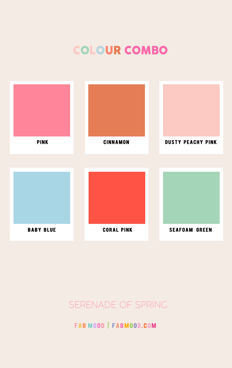 27 Spring Colour Palette Perfections : Serenade of Spring