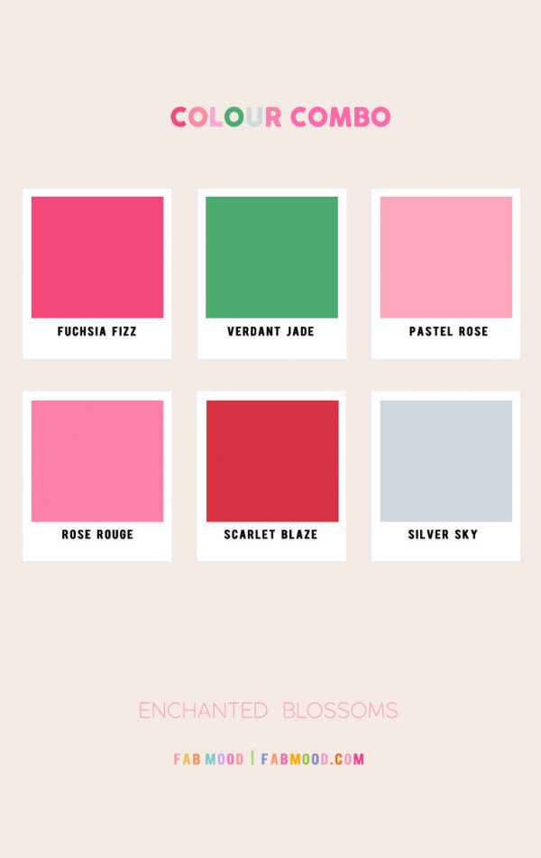 27 Spring Colour Palette Perfections : Enchanted Blossoms 1 - Fab Mood ...