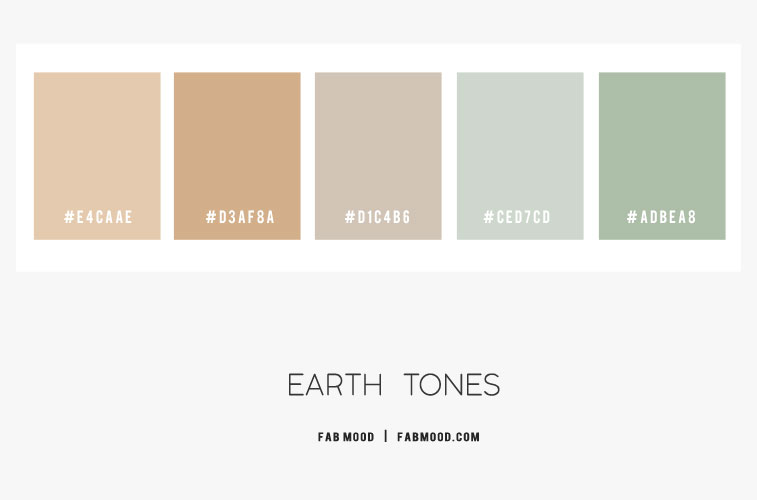 march color combo, march color scheme, Popular Colour Trends for March, pastel, spring color combos, spring color combination, earth tones, muted green, brown