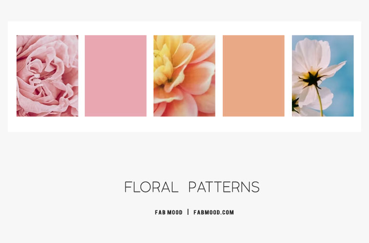 march color combo, march color scheme, Popular Colour Trends for March, pastel, spring color combos, spring color combination, floral pattern