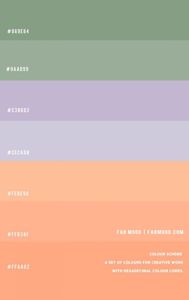 27 Spring Colour Palette Perfections : Tranquil Garden Harmony 1 - Fab ...