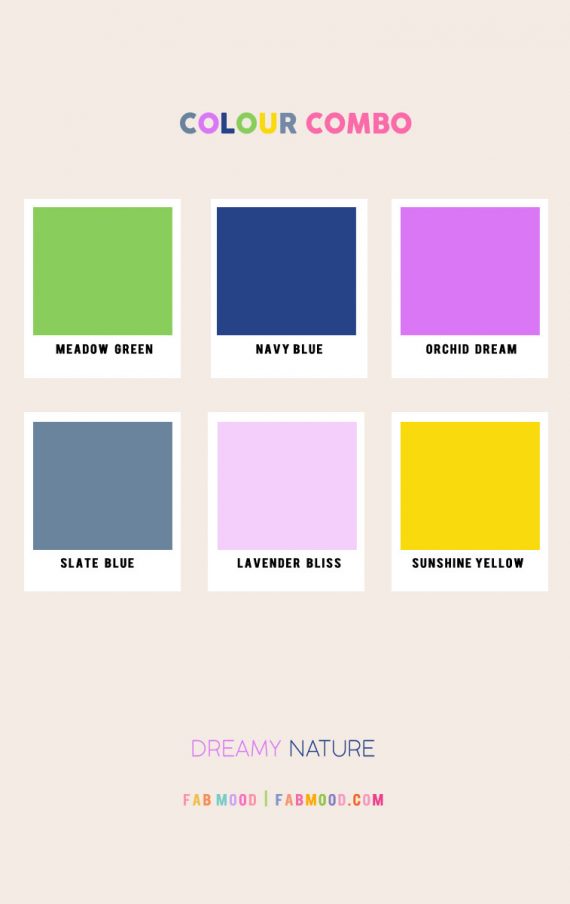 27 Spring Colour Palette Perfections : Dreamy Nature Palette 1 - Fab ...