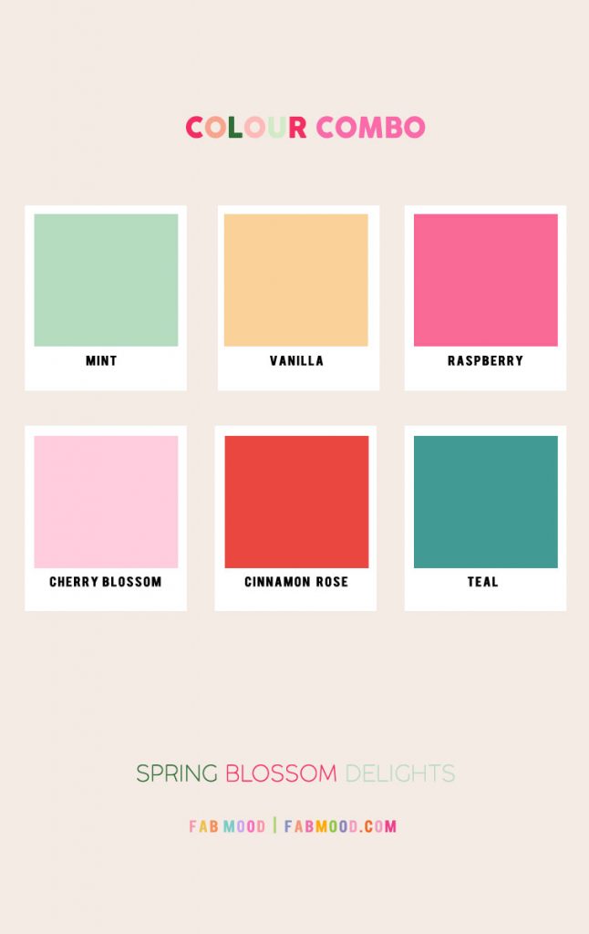 27 Spring Colour Palette Perfections : Spring Blossom Delights 1 - Fab ...