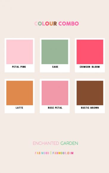 27 Spring Colour Palette Perfections : Enchanted Garden Palette 1 - Fab ...