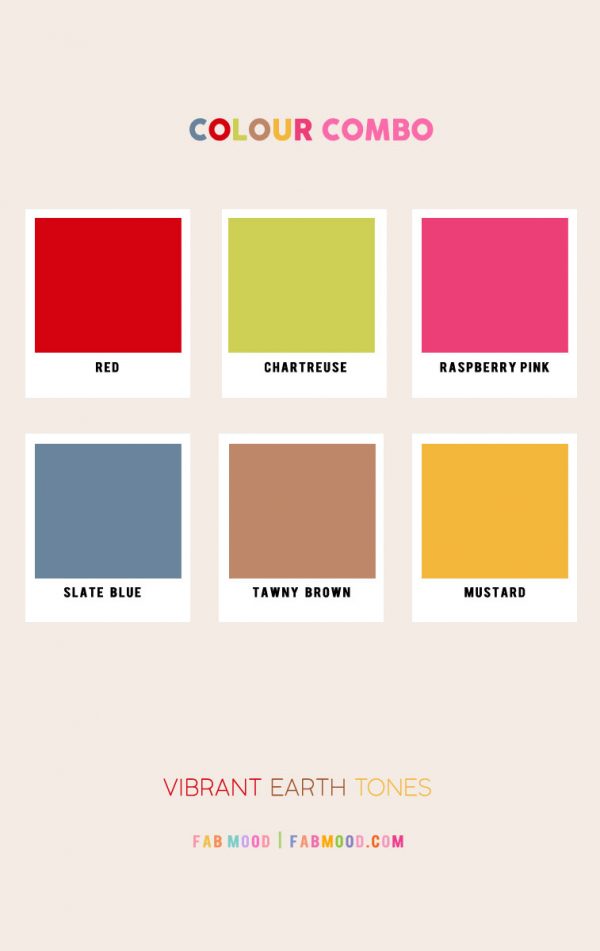 27 Spring Colour Palette Perfections : Vibrant Earth Tones Palette 1 ...