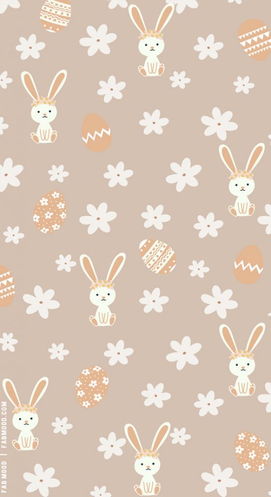 Easter Wallpapers For Every Device : Latte Brown Easter Wallpaper 1 ...