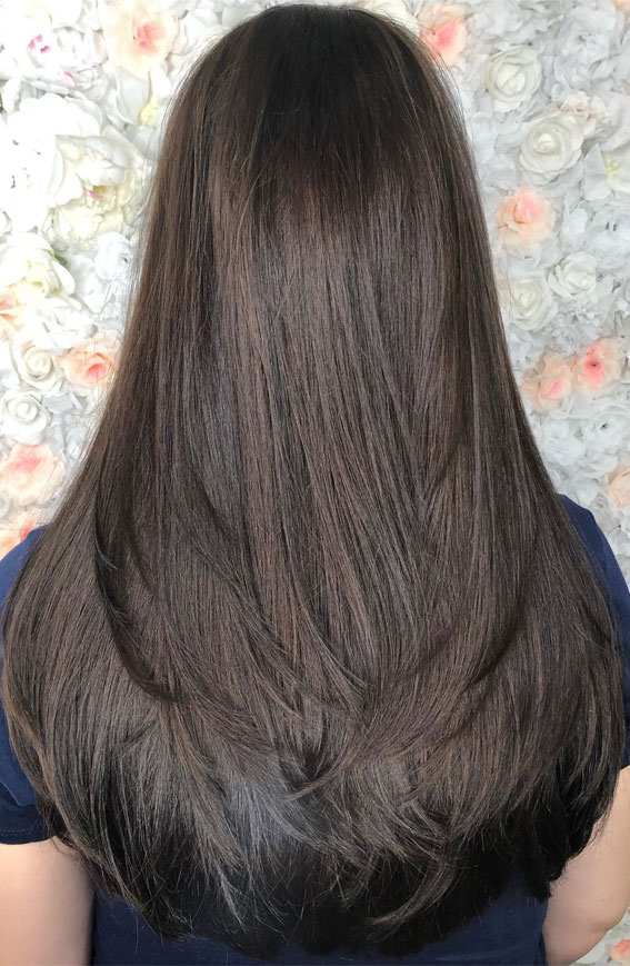 Espresso hair, espresso hair color, Espresso hair color with highlights, chocolate espresso hair color, dark brown hair color, coffee hair color, rich brunette, Espresso balayage