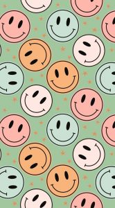 50 Preppy Wallpaper Ideas To Elevate Your Screen Style : Happy Face ...