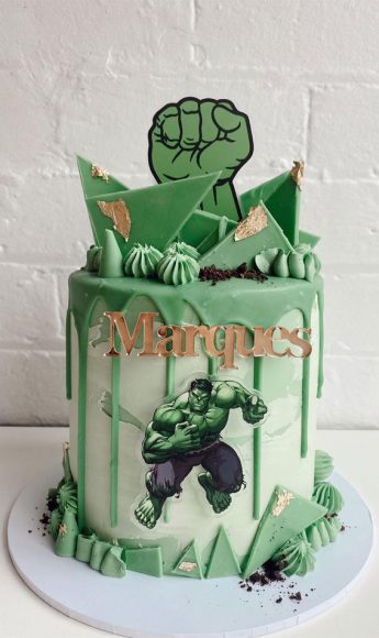 Smashingly Delicious: 15 Incredible Hulk Birthday Cake Ideas 1 - Fab ...