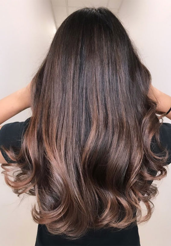 mocha brown hair, mocha hair color, hair color ideas, brown hair color ideas, mocha ombre, brunette hair color