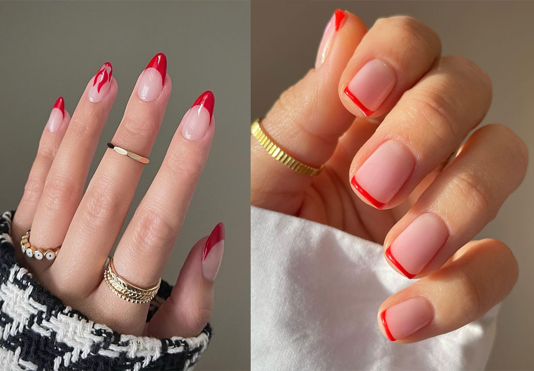 15 Stunning Red French Tip Nails for a Bold and Elegant Look