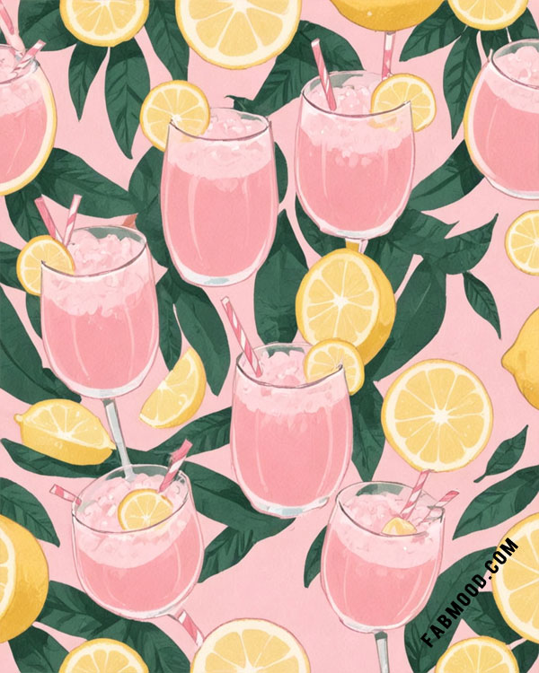 Lemonade Cool Down Zesty Wallpaper