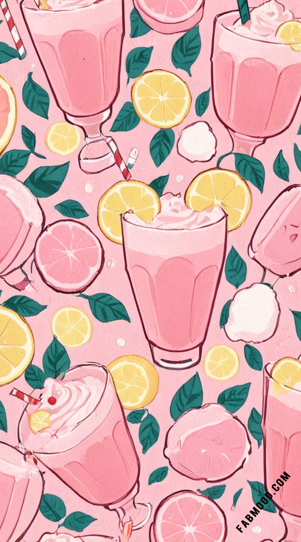 Lemonade Delight Summer Wallpaper