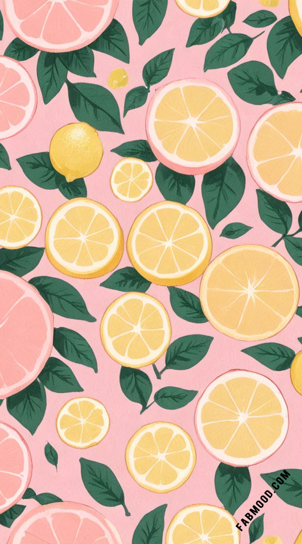 Lemon Groove Sweet and Zesty Summer Wallpaper