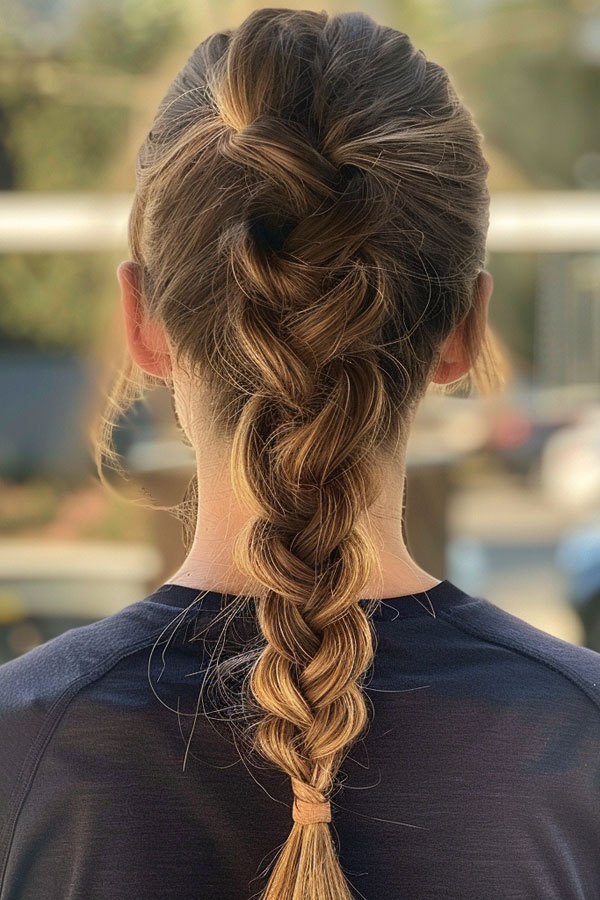 Breezy Braid, cute summer hairstyle, simple braid hairstyle