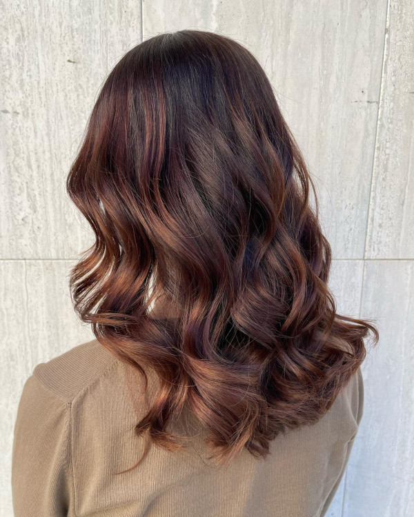 Auburn Chestnut Balayage