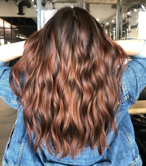 Copper Chestnut Balayage