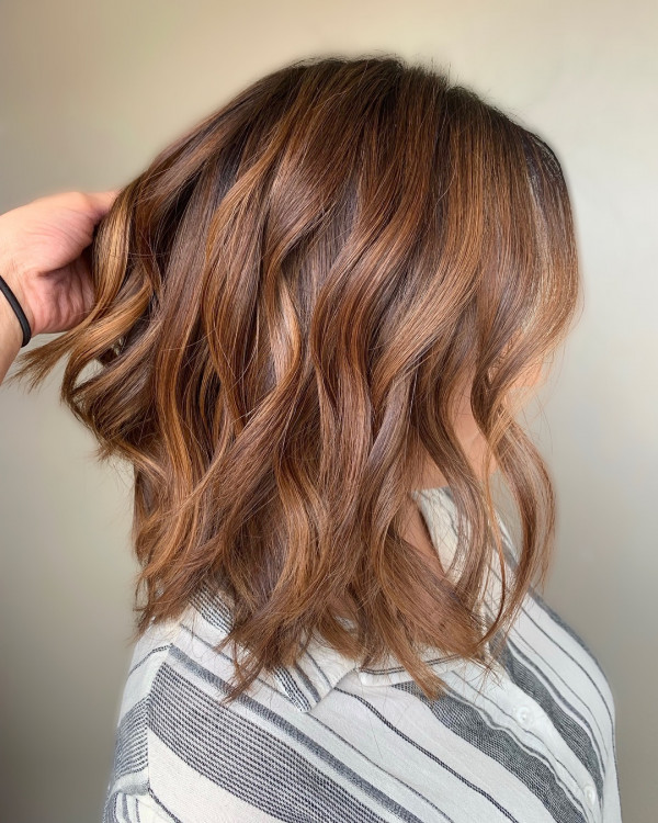 Honey Chestnut Wave Balayage