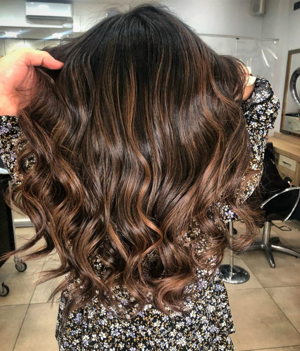 Chestnut Toffee Balayage