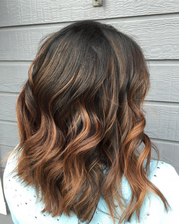 Caramel And Chestnut Balayage 