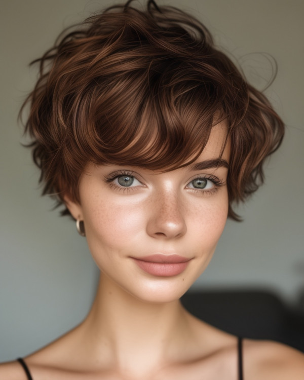 23 Stunning Chestnut Pixie Hair Colours and Haircuts