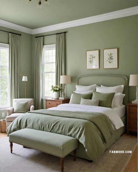 23 Green Bedroom Ideas for Every Style - Fab Mood | Wedding Color ...