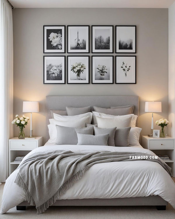 soft grey modern bedroom style