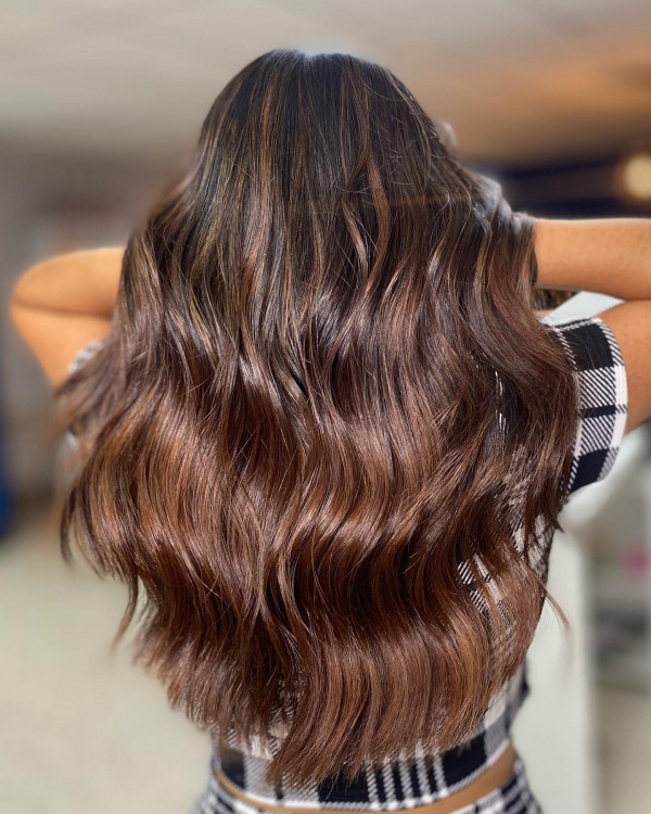 Chocolate Mahogany Balayage