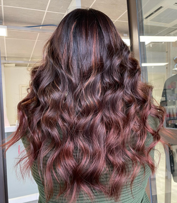 Mahogany Brown Balayage