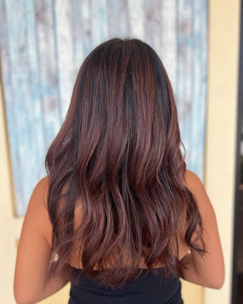 Mahogany Plum Balayage