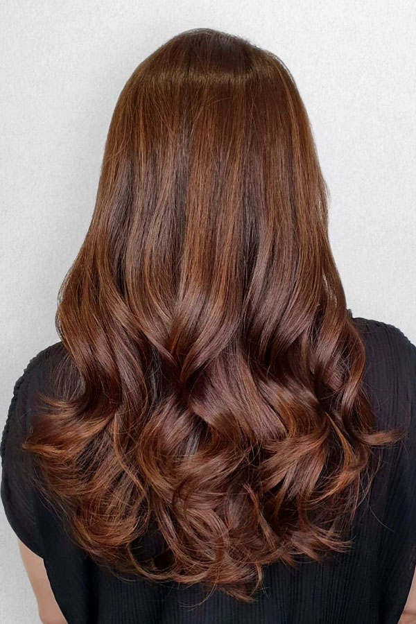 Maple Brown hair colour