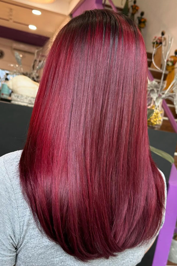 Berry Maple Hair Colour