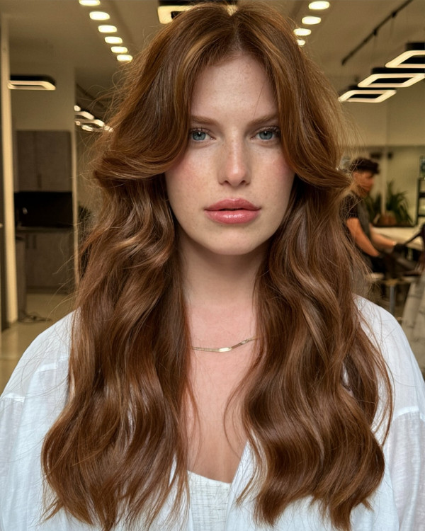 Maple Spice Hair Colour, Autumn Hair Colour Idea