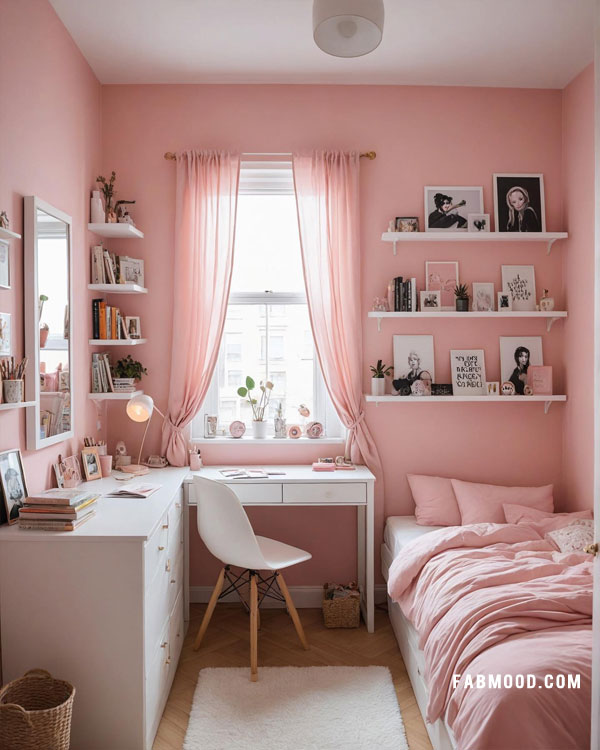 cute pink bedroom for teen girls