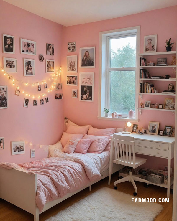 cute pink bedroom for teen girls