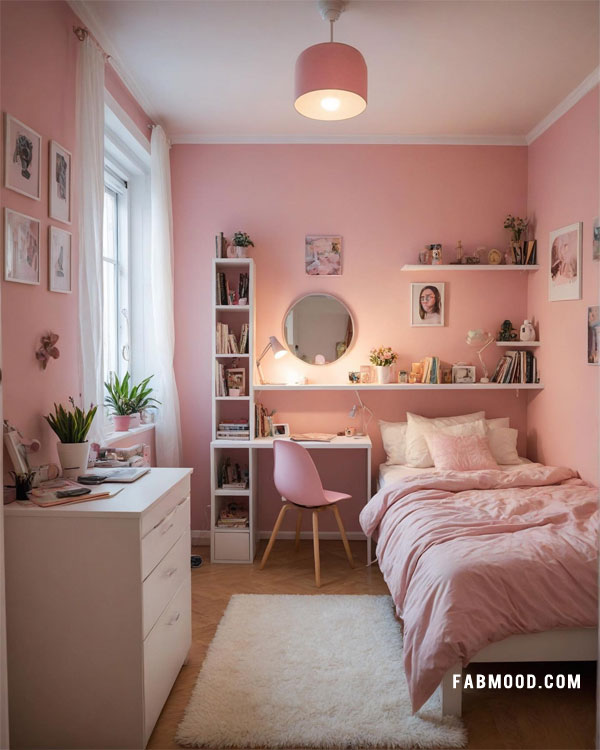 cute pink bedroom for teen girls