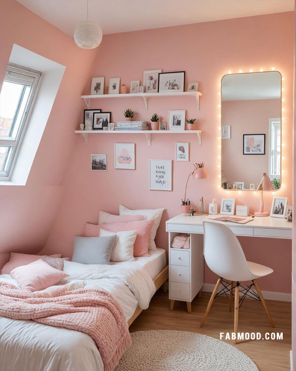 cute pink bedroom for teen girls